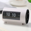 Automatic Flip Clock Small Alarm Clock(White)