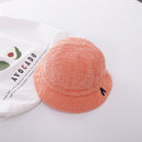 Winter Children Hats Baby Fisherman Hat Letter Basin Hat, Size: Cap Circumference About 50cm( Orange)