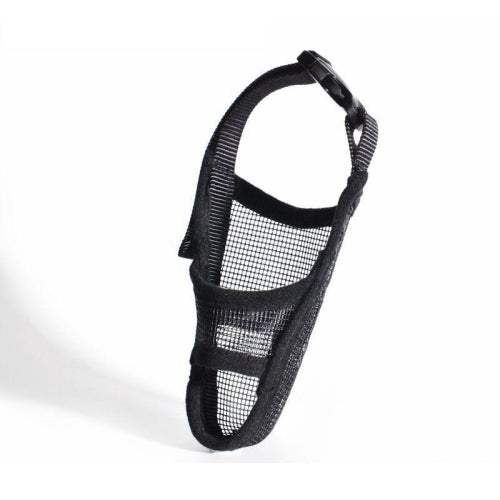 Dog Mouth Cover Anti-Bite Mesh Dog Mouth Cover Medium And Large Dogs Anti-Drop Mask XL(Black)