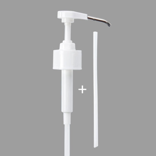 2 PCS Household Soy Sauce Bottle Stainless Steel Press Oiler Squeeze Pump Head Fuel Consumption Press Nozzle(White)