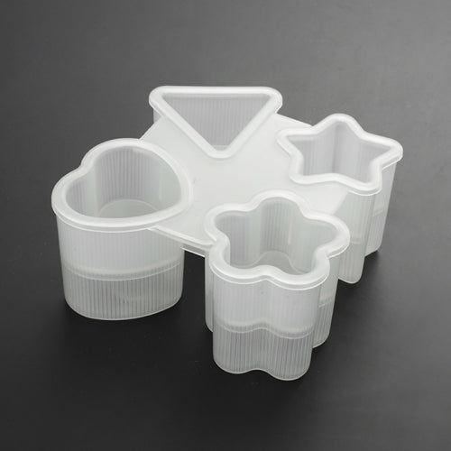 4 Sets Children Bento DIY Rice Ball Sushi Mold Set, Specification: Four Flowers