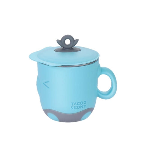 SSGP Stainless Steel Children Complementary Food Insulation Tableware, Specification: Water Cup (Blue)