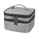 Sponge Liner Cosmetic Storage Box Portable Storage Box(Gray)