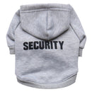 Autumn Winter Fleece Hooded Teddy Pet Dog Sweater Clothes, Size:M(Grey)