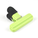 10 PCS Multifunctional Sealing Clip Food Preservation Sealing Clip Office Folder Plastic Bag Clip Small (Green)