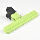 10 PCS Multifunctional Sealing Clip Food Preservation Sealing Clip Office Folder Plastic Bag Clip Large (Green)
