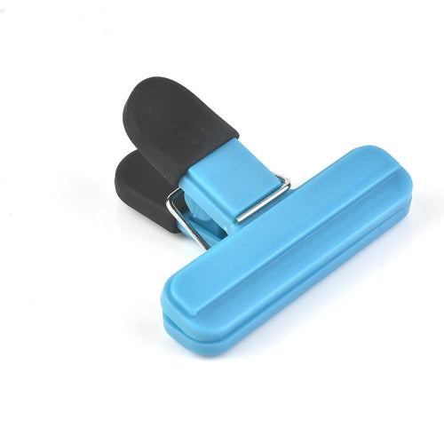 10 PCS Multifunctional Sealing Clip Food Preservation Sealing Clip Office Folder Plastic Bag Clip Small (Blue)