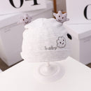 MZ9819 Cartoon Cloud Pattern Baby Cotton Skullcap, Size: Cap Width About 16cm(Light Gray)