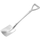 3 PCS 304 Stainless Steel Shovel Spoon Retro Cute Square Head Spoon