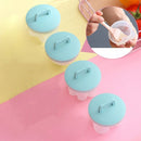 4 in 1 Poached Egg Mold Set Household Poached Egg Egg Cup Egg Steamer with Oil Brush(Green)