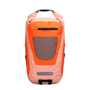 25L Outdoor Sports Waterproof Backpack PVC Cycling Travel Storage Bag(Jade + Orange)