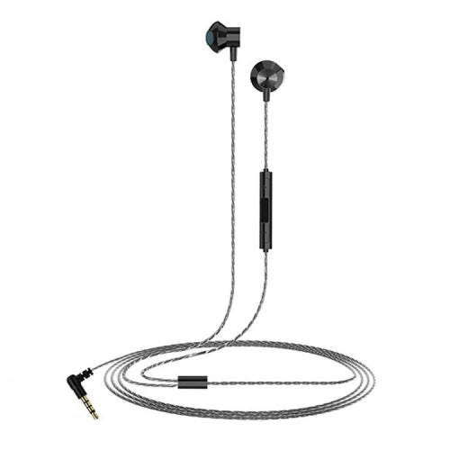 F16 Heavy Bass Metal Earphone Earbud Sports Earphone(Black)