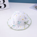 C0387 Cartoon Printed Pattern Baby Pot Hat Spring Lace Hat Cotton Hat, Size: Around 46cm(Puppy Skateboard)