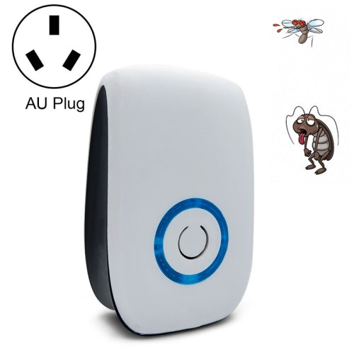 H12 2 PCS Ultrasonic Electronic Mouse Repeller Household Mini Mosquito Repeller, Product specification: AU Plug(White)