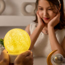Moon Lamp Cartoon Fantasy Starry Sky Projector Lamp Indoor Atmosphere Colorful Night Light, Style: USB-in