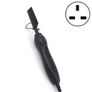 Multifunctional Comb Dry And Wet Dual-Use Curly Hair Straightening Stick Electric Perm Comb UK Plug(Black)