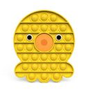 5 PCS Child Mental Arithmetic Desktop Educational Toys Silicone Pressing Board Game, Style: Octopus (Yellow)