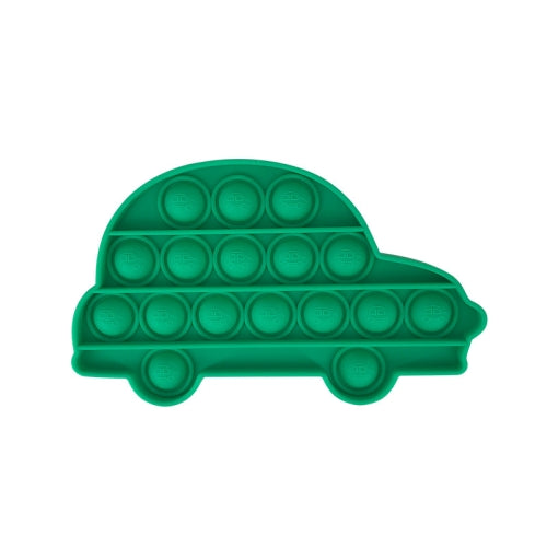 5 PCS Child Mental Arithmetic Desktop Educational Toys Silicone Pressing Board Game, Style: Car (Green)