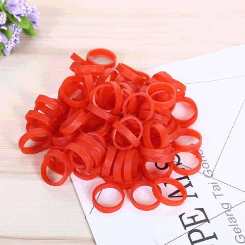 Red Bundled Rubber Band Environmental Protection Rubber Ring 1kg / Bag