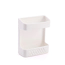 8 PCS Wall-Mounted Remote Control Storage Box Household Multi-Function Rack(White)