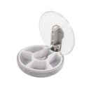 5 PCS Portable Sealed Pill Box Travel Pill Storage Box Cuttable Type (Grey)