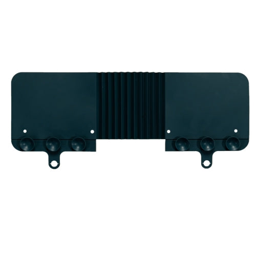 2 PCS Sink Foldable Flaps Kitchen Suction Cup Splash-Proof Flaps(Navy Blue)