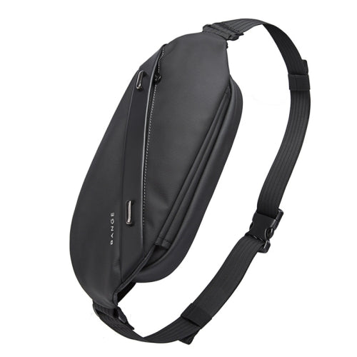 BANGE BG-7295 Men Waterproof Business Casual Chest Bag Messenger Bag(Black)