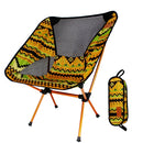 ShineTrip Aluminum Folding Beach Chair Portable Fishing Chair Lazy Chair(Yellow)