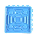 2 PCS Blue Dog Choking Prevention Slow Food Bowl Licking Combo Plate