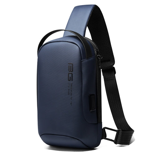 BANGE BG-7221 Men One-Shoulder Bag Casual Business Messenger Oxford Cloth Chest Bag(Blue)