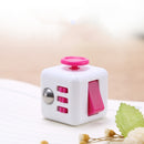 3 PCS Decompression Cube Toy Adult Decompression Dice, Colour: White + Rose Red