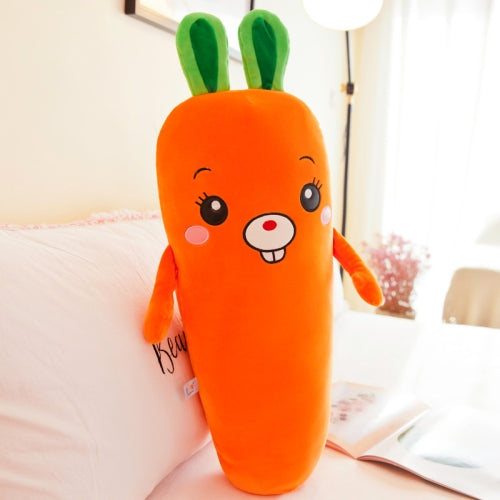 Carrot Plush Toy Large Long Down Cotton Doll Pillow, Height: 60cm(Cute Rabbit)