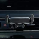 2 PCS Cartoon Air Outlet Navigation Buckle Type Gravity Car Phone Holder, Colour: Black Mirror