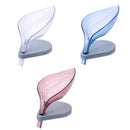 3 PCS / Set Bathroom Double-Layer Drain Soap Dish Wall-Mounted Suction Cup Rack