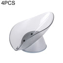 4 PCS Toilet Drain Soap Box No Perforation Shelf(Grey)