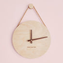 10 inch Without Printing Plate Wooden Sling Wall Clock Home Living Room Clock