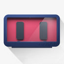 Punch-Free Wall-Mounted Touch Screen Bathroom Toilet Shower Sealed Waterproof Mobile Phone Holder(Aquamarine)