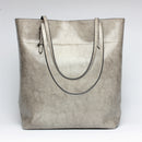 L4002 Trendy Casual Tote Bag Shoulder Women Bag(Elephant Grey)
