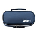 6559 Canvas Pencil Case Large Capacity Code Lock Portable Stationery Bag(Sapphire)