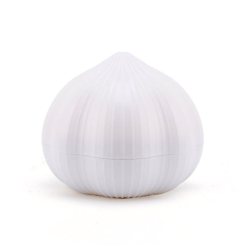 2 PCS Rotary Garlic Grinding Machine Mini Grinding Garlic Press(white)