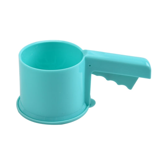 2 PCS Convenient Hand-Held Semi-Automatic Four Sieve Baking Tool(Blue)