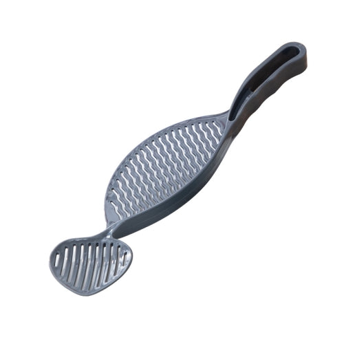 10 PCS Multifunctional Draining Rice Cleaning Device Kitchen Hollow Rice Washing Rice Block(Gray)