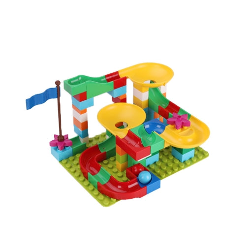 Multifunctional Building Table Learning Toy Puzzle Assembling Toy For Children, Style: 76 Blocks