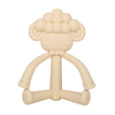 2 PCS Three-Dimensional Cartoon Silicone Baby Teether Molar Rods Children Toys Maternal And Child Supplies(Beige Sheep )