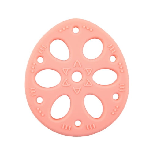 M010093 4 PCS Silicone Lotus Root Tablets Baby Soothing Teether Children Molars Toys Maternal And Child Supplies, Colour: Pink