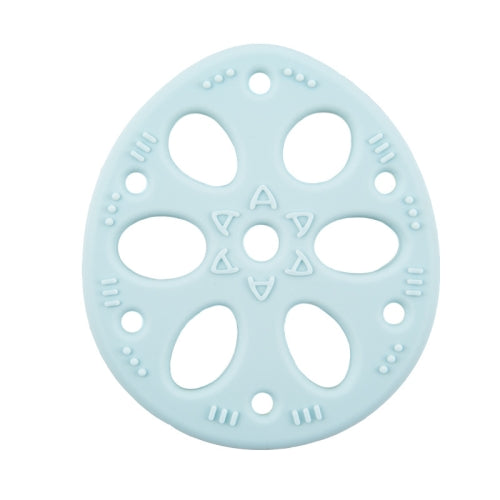 M010093 4 PCS Silicone Lotus Root Tablets Baby Soothing Teether Children Molars Toys Maternal And Child Supplies, Colour: Blue