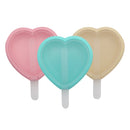 3 in 1 Summer Silicone Popsicle Mold Ice Cream Mold DIY Mold Set(Love Heart Shape)