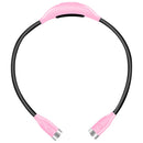 LED Hanging Neck Light U-type Hose Reading Lamp Outdoor Sports Light(Pink)