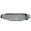 WEIXIER 9561 Sports Running Waist Bag Mobile Phone Bag Multifunctional Outdoor Waterproof Small Pocket(Gray)