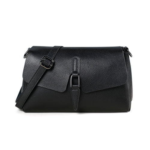 T11152 Fashion All-Match Single Shoulder Messenger Bag Women(Black)